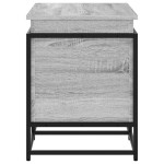 vidaXL Cutie depozitare gri sonoma 100x40x51,5 cm lemn prelucrat vidaXL Cutie depozitare gri sonoma 100x40x51,5 cm lemn prelucrat