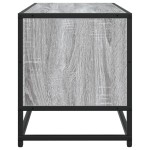 vidaXL Dulap TV, gri sonoma, 80x34,5x40 cm, lemn prelucrat și metal