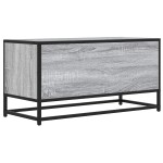 vidaXL Dulap TV, gri sonoma, 80x34,5x40 cm, lemn prelucrat și metal