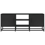 vidaXL Dulap TV, negru, 100x35x41 cm, lemn prelucrat și metal
