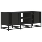 vidaXL Dulap TV, negru, 100x35x41 cm, lemn prelucrat și metal