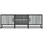vidaXL Dulap TV, gri sonoma, 120x35x41 cm, lemn prelucrat și metal