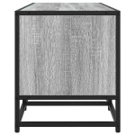 vidaXL Dulap TV, gri sonoma, 120x35x41 cm, lemn prelucrat și metal