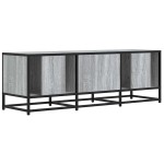 vidaXL Dulap TV, gri sonoma, 120x35x41 cm, lemn prelucrat și metal