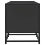 vidaXL Dulap TV, negru, 160x35x41 cm, lemn prelucrat și metal vidaXL Dulap TV, negru, 160x35x41 cm, lemn prelucrat și metal