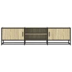 vidaXL Dulap TV, stejar sonoma, 160x35x41 cm, lemn prelucrat și metal vidaXL Dulap TV, stejar sonoma, 160x35x41 cm, lemn prelucrat și metal