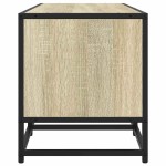 vidaXL Dulap TV, stejar sonoma, 160x35x41 cm, lemn prelucrat și metal vidaXL Dulap TV, stejar sonoma, 160x35x41 cm, lemn prelucrat și metal