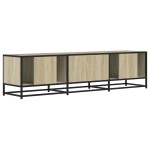 vidaXL Dulap TV, stejar sonoma, 160x35x41 cm, lemn prelucrat și metal vidaXL Dulap TV, stejar sonoma, 160x35x41 cm, lemn prelucrat și metal