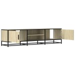vidaXL Dulap TV, stejar sonoma, 160x35x41 cm, lemn prelucrat și metal vidaXL Dulap TV, stejar sonoma, 160x35x41 cm, lemn prelucrat și metal
