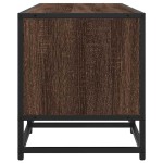 vidaXL Dulap TV, stejar maro, 160x35x41 cm, lemn prelucrat și metal vidaXL Dulap TV, stejar maro, 160x35x41 cm, lemn prelucrat și metal
