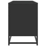 vidaXL Dulap TV, negru, 150x35x41 cm, lemn prelucrat și metal