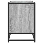 vidaXL Dulap TV, gri sonoma, 150x35x41 cm, lemn prelucrat și metal