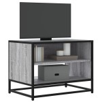 vidaXL Dulap TV, gri sonoma, 61x40x46 cm, lemn prelucrat și metal