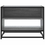 vidaXL Dulap TV, gri sonoma, 61x40x46 cm, lemn prelucrat și metal