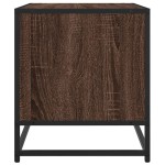 vidaXL Comodă TV, stejar maro, 61x40x46 cm lemn prelucrat și metal