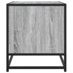 vidaXL Dulap TV, gri sonoma, 91x40x46 cm, lemn prelucrat și metal