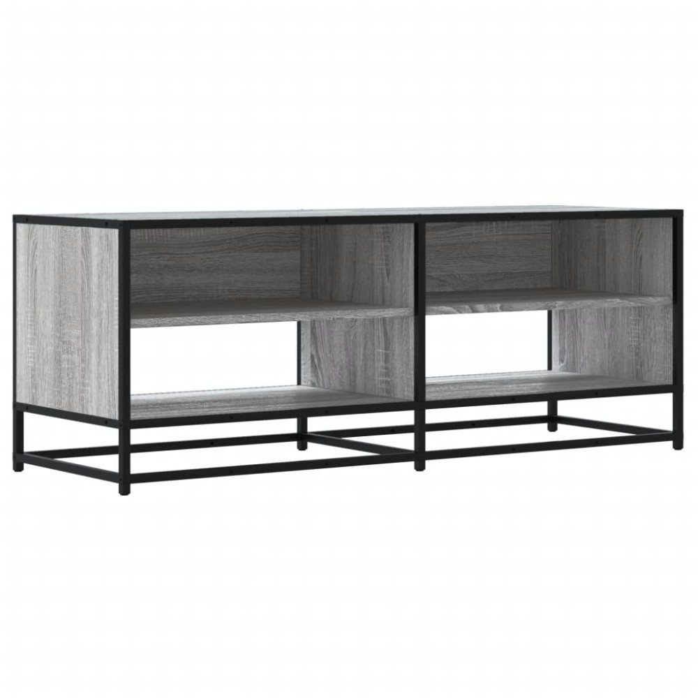 vidaXL Dulap TV, gri sonoma, 120,5x40x46 cm, lemn prelucrat și metal