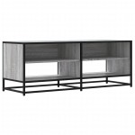 vidaXL Dulap TV, gri sonoma, 120,5x40x46 cm, lemn prelucrat și metal