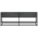 vidaXL Dulap TV, gri sonoma, 120,5x40x46 cm, lemn prelucrat și metal