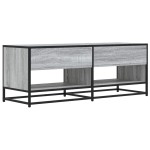 vidaXL Dulap TV, gri sonoma, 120,5x40x46 cm, lemn prelucrat și metal