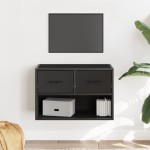 vidaXL Dulap TV, negru, 60x31x39,5 cm, lemn prelucrat și metal vidaXL Dulap TV, negru, 60x31x39,5 cm, lemn prelucrat și metal