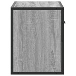 vidaXL Dulap TV, gri sonoma, 60x31x39,5 cm, lemn prelucrat și metal