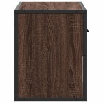 vidaXL Dulap TV, stejar maro, 60x31x39,5 cm, lemn prelucrat și metal vidaXL Dulap TV, stejar maro, 60x31x39,5 cm, lemn prelucrat și metal