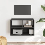 vidaXL Dulap TV, negru, 60x31x39,5 cm, lemn prelucrat și metal vidaXL Dulap TV, negru, 60x31x39,5 cm, lemn prelucrat și metal