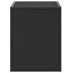 vidaXL Dulap TV, negru, 60x31x39,5 cm, lemn prelucrat și metal vidaXL Dulap TV, negru, 60x31x39,5 cm, lemn prelucrat și metal