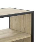 vidaXL Dulap TV, stejar sonoma, 60x31x39,5cm, lemn prelucrat și metal vidaXL Dulap TV, stejar sonoma, 60x31x39,5cm, lemn prelucrat și metal