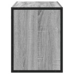 vidaXL Dulap TV, gri sonoma, 100x31x39,5 cm, lemn prelucrat și metal