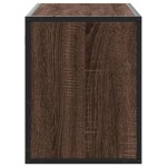 vidaXL Dulap TV, stejar maro, 100x31x39,5 cm, lemn prelucrat și metal vidaXL Dulap TV, stejar maro, 100x31x39,5 cm, lemn prelucrat și metal