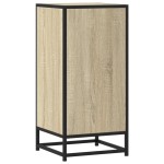 vidaXL Dulap, stejar sonoma, 35,5x35x76 cm, lemn prelucrat și metal