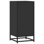vidaXL Dulap, negru, 35,5x35x76 cm, lemn prelucrat și metal