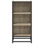vidaXL Dulap, stejar sonoma, 35,5x35x76 cm, lemn prelucrat și metal