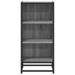 vidaXL Dulap, gri sonoma, 35,5x35x76 cm, lemn prelucrat și metal vidaXL Dulap, gri sonoma, 35,5x35x76 cm, lemn prelucrat și metal