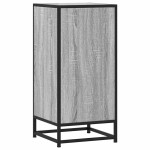 vidaXL Dulap, gri sonoma, 35,5x35x76 cm, lemn prelucrat și metal vidaXL Dulap, gri sonoma, 35,5x35x76 cm, lemn prelucrat și metal