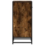 vidaXL Dulap, stejar fumuriu, 35,5x35x76 cm, lemn prelucrat și metal vidaXL Dulap, stejar fumuriu, 35,5x35x76 cm, lemn prelucrat și metal