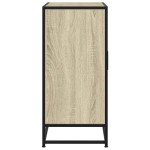 vidaXL Dulap, stejar sonoma, 68x35x76 cm, lemn prelucrat și metal