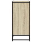 vidaXL Dulap, stejar sonoma, 68x35x76 cm, lemn prelucrat și metal