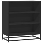 vidaXL Dulap, negru, 68x35x76 cm, lemn prelucrat și metal