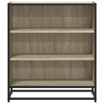 vidaXL Dulap, stejar sonoma, 68x35x76 cm, lemn prelucrat și metal