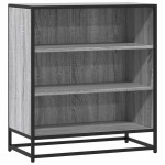 vidaXL Dulap, gri sonoma, 68x35x76 cm, lemn prelucrat și metal