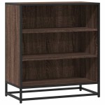 vidaXL Dulap, stejar maro, 68x35x76 cm, lemn prelucrat și metal