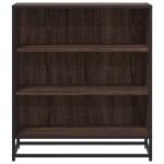 vidaXL Dulap, stejar maro, 68x35x76 cm, lemn prelucrat și metal