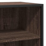 vidaXL Dulap, stejar maro, 68x35x76 cm, lemn prelucrat și metal
