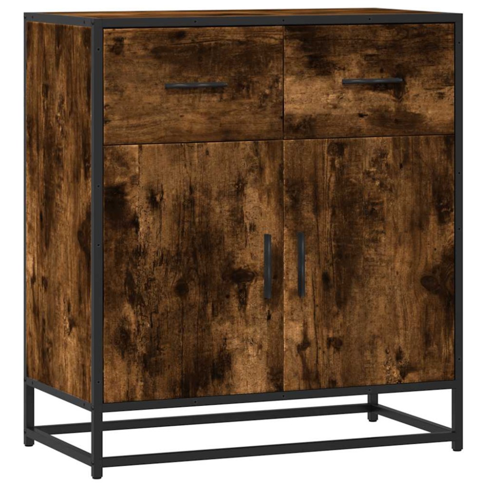 vidaXL Bufetă Stejar afumat 68x35x76 cm Lemn prelucrat