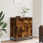 vidaXL Bufetă Stejar afumat 68x35x76 cm Lemn prelucrat