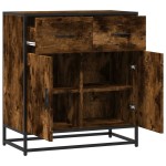 vidaXL Bufetă Stejar afumat 68x35x76 cm Lemn prelucrat