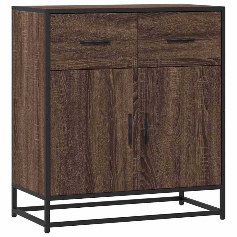 vidaXL Bufetă Stejar maro 68x35x76 cm Lemn prelucrat